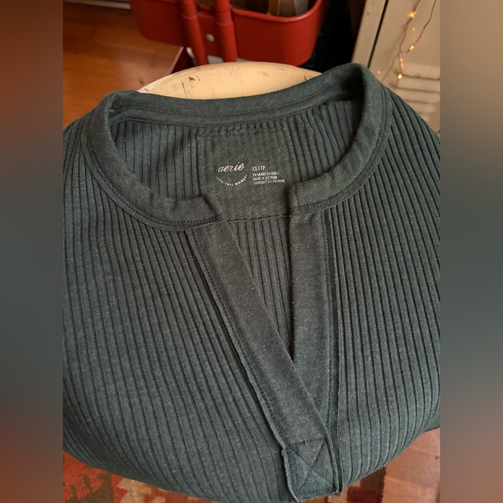 Aerie Ribbed Long Sleeve - Picture 7 of 7